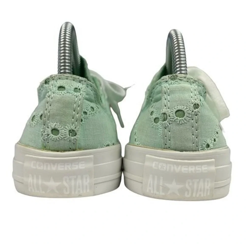 Converse Sneakers Womens 8‎ All Star Eyelet Mint Green Low Top Shoes